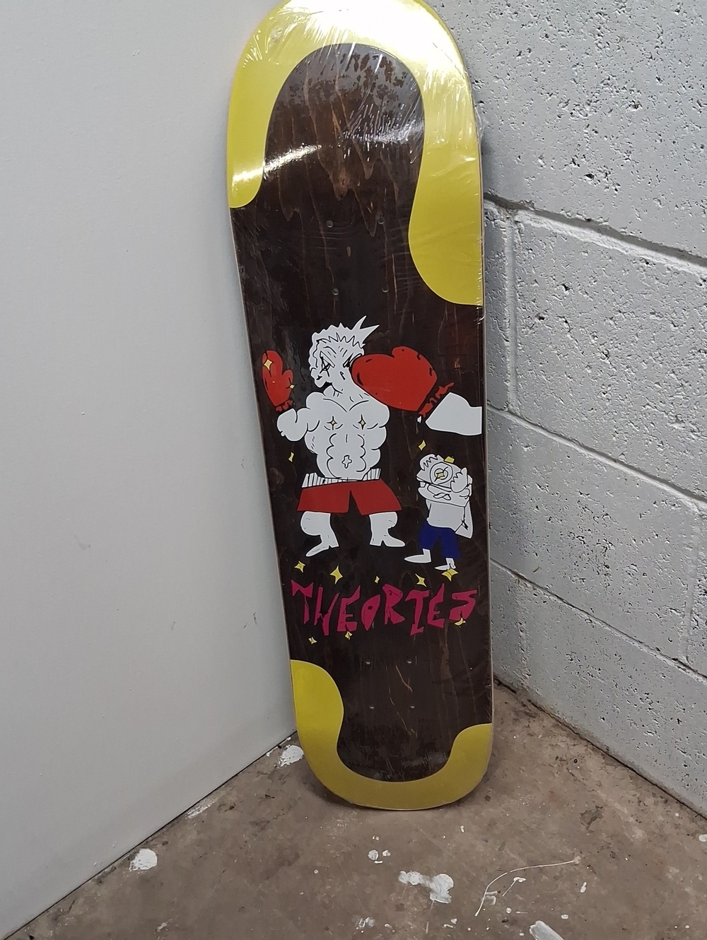 NWT Theories Lights Out Skateboard Deck - Green